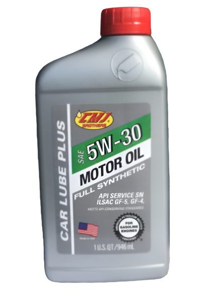 CMJ 5W-30 Full Synthetic Motor Oil – 1 U.S. Quart – Pack of 12 – High-Performance Engine Protection