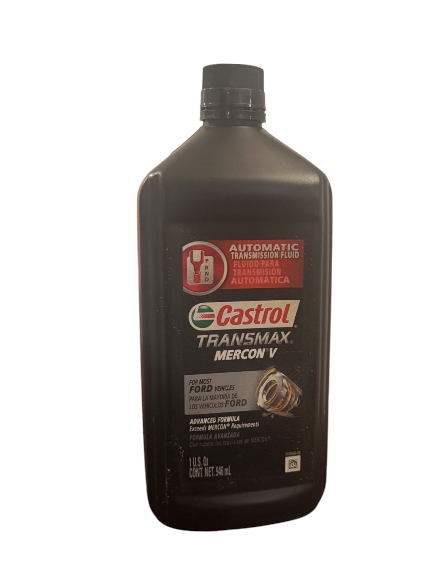 Castrol Transmax Mercon V – 1 US Quart (946ml) | Advanced Formula Automatic Transmission Fluid for Ford Vehicles