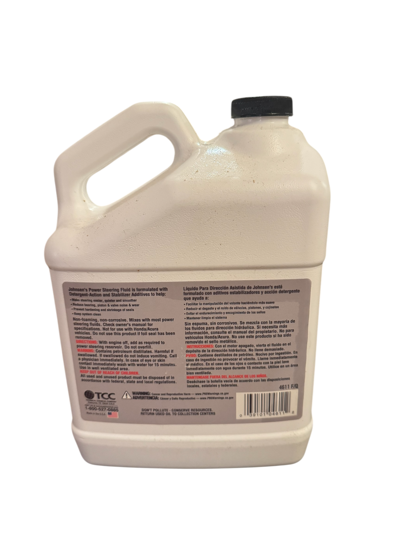 Jonsen's Power Steering Fluid with Conditioners – 1 Gallon (3.78 L)