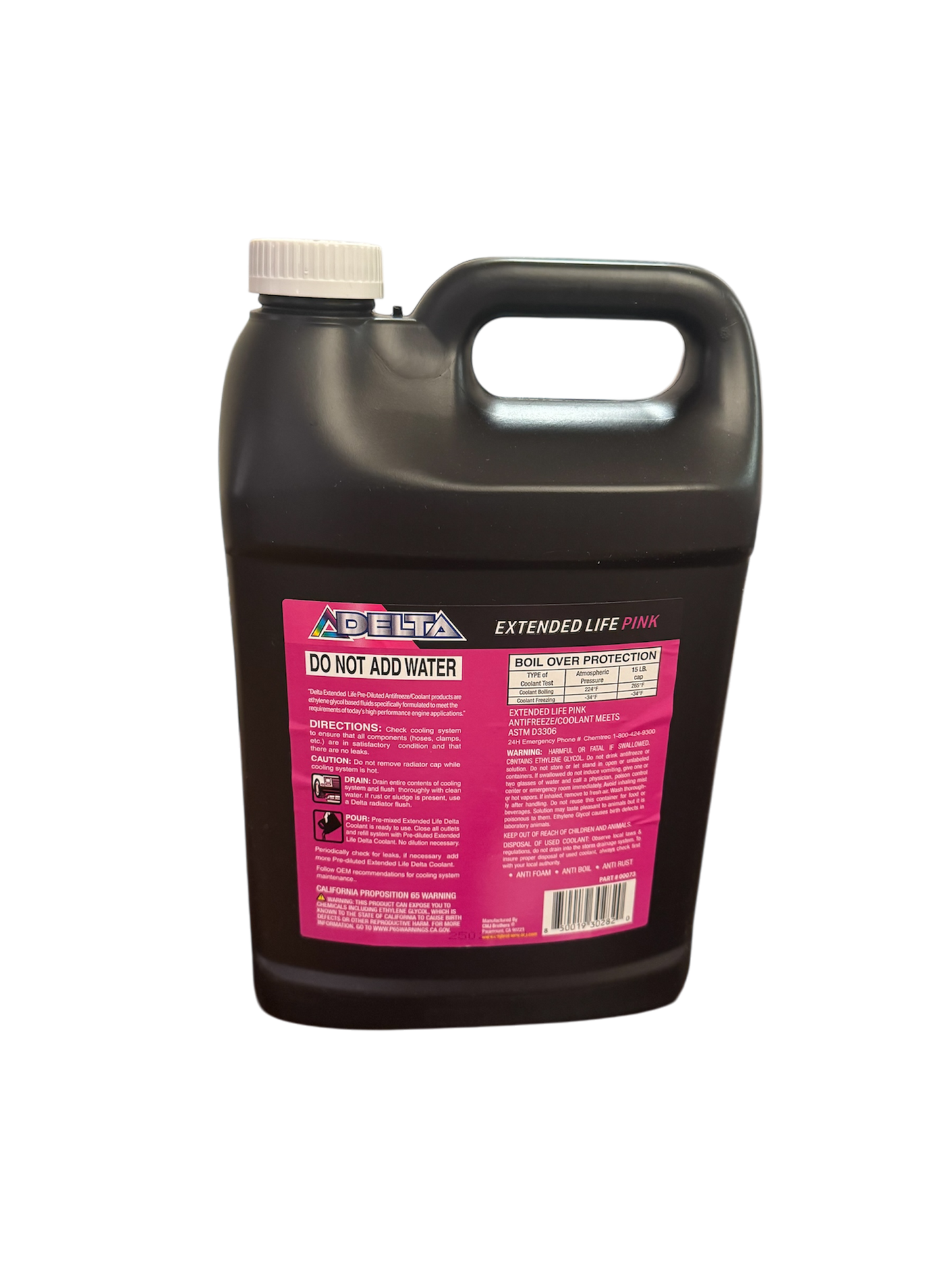 Delta Pink Antifreeze 50/50 Pre-Diluted – Ready to Use, 1 Gallon (3.78 L)