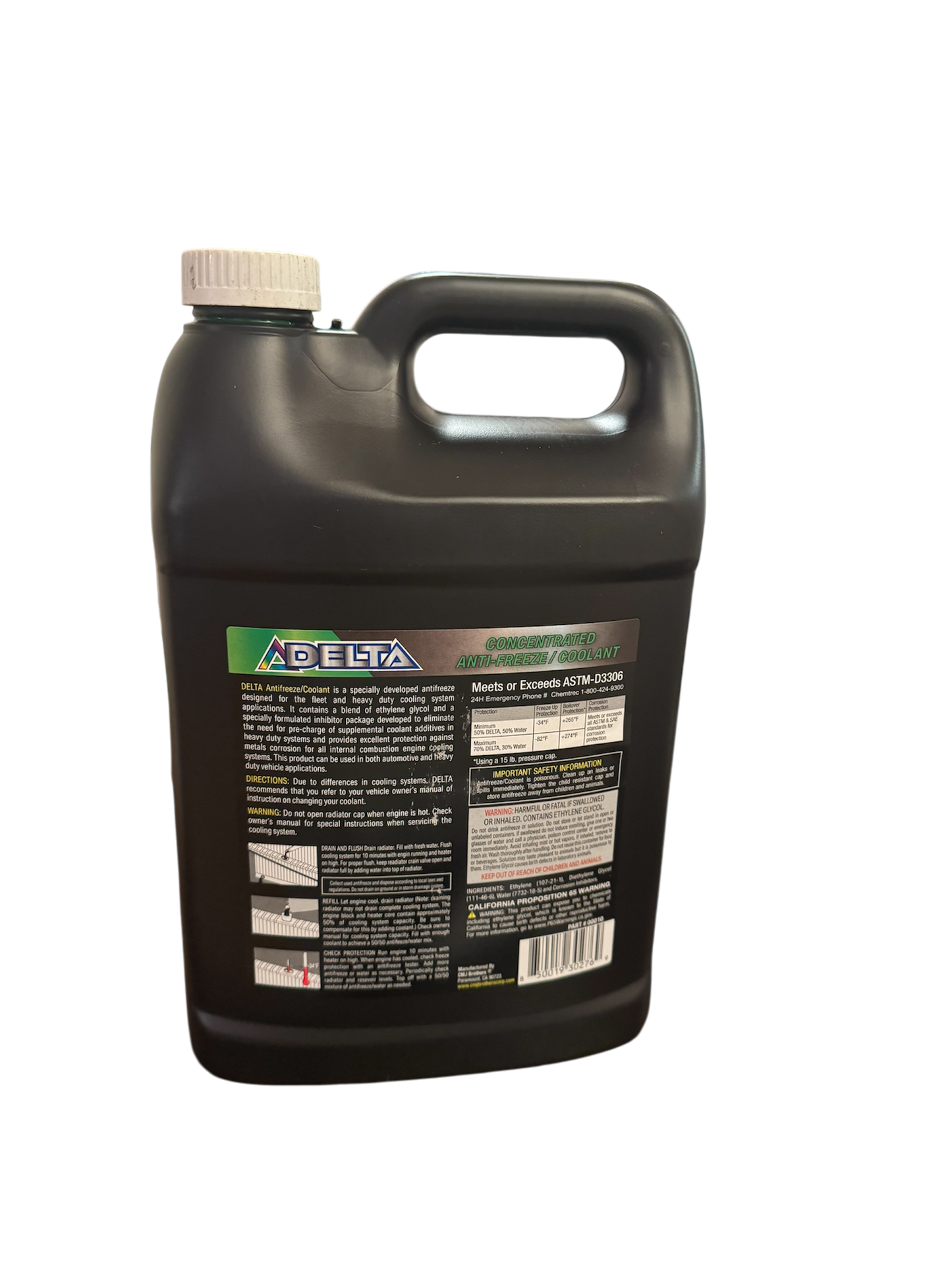 DELTA Winter and Summer Antifreeze – 100% Concentrated, 1 Gallon (3.78 L), Year-Round Protection