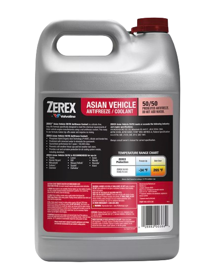 Zerex- Red - Asian Vehicle