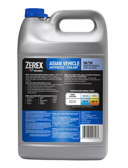 Zerex- Asian vehicle