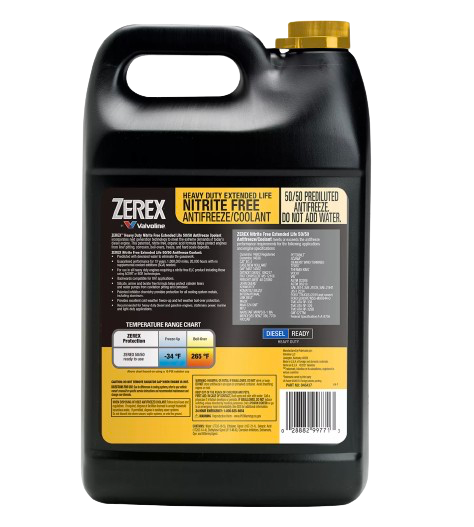 Zerex- Heavy duty, extended life, Nitrite Free