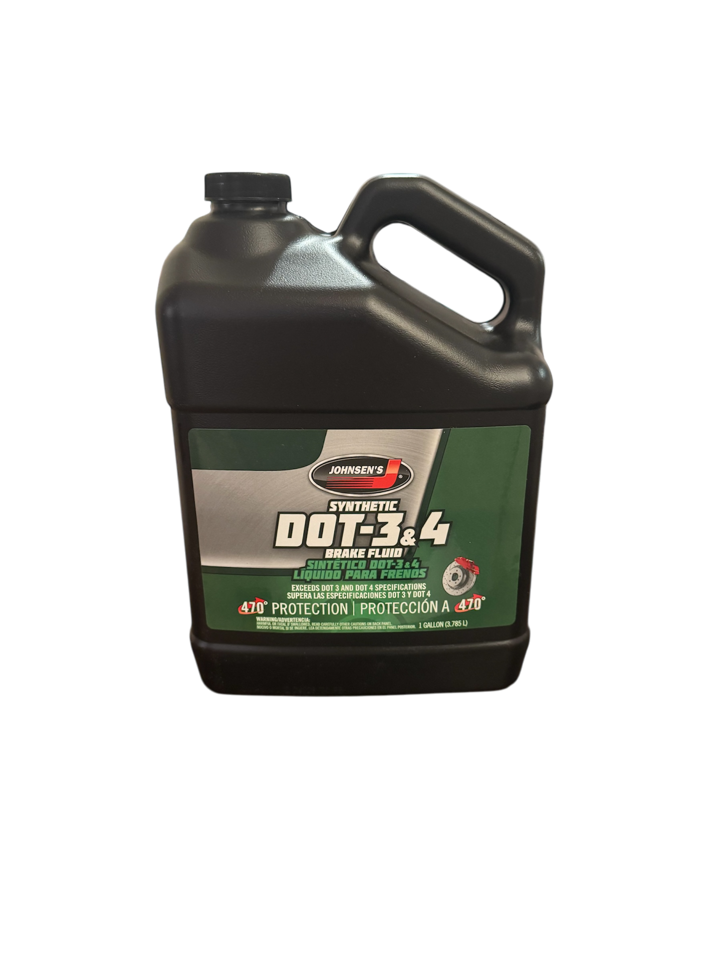 Jonsen’s Synthetic Brake Fluid – DOT 3 & DOT 4, 1 Gallon (3.78 L), High-Performance Formula