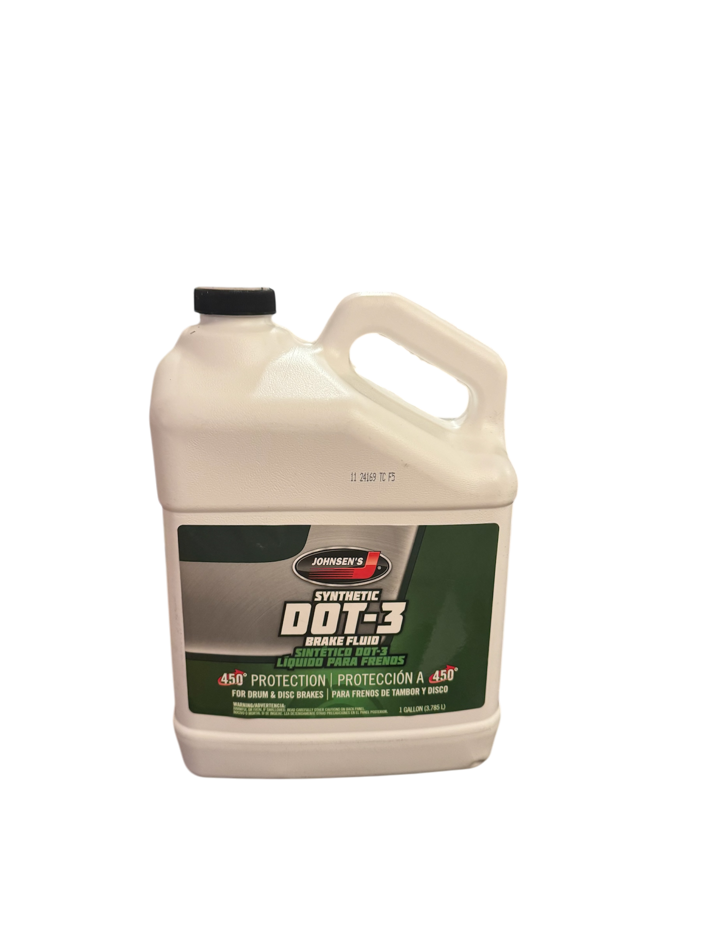 Jonsen's Synthetic DOT-3 Brake Fluid – 1 Gallon (3.78 L) – 450°F Protection for Optimal Performance